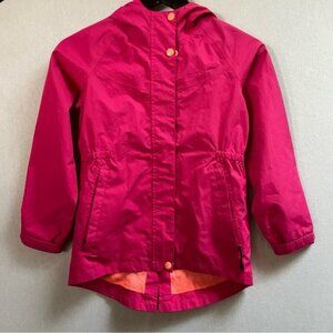 Mckinley pink Aquamax hooded rain zip up jacket S